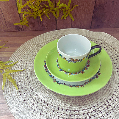 Conjunto de chá - 3 peças - Guirlanda