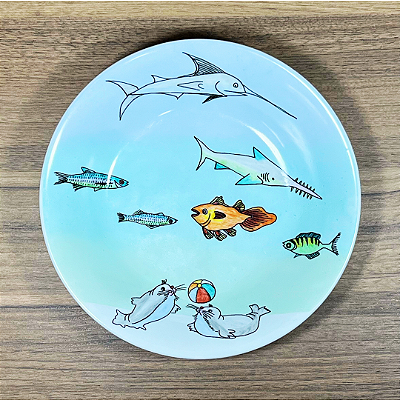 Prato de sopa Mar - Infantil
