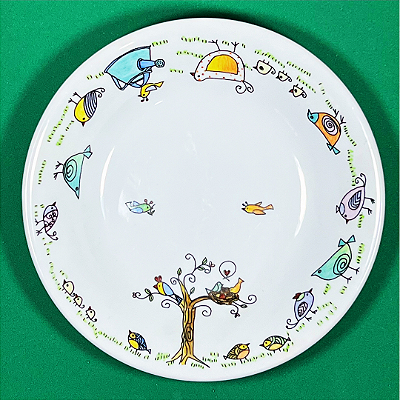 Prato de sopa Passarinho - Infantil