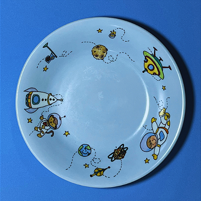 Prato de sopa Astronauta - Infantil
