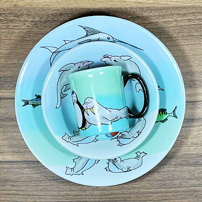Conjunto Mar - 3 peças - Infantil