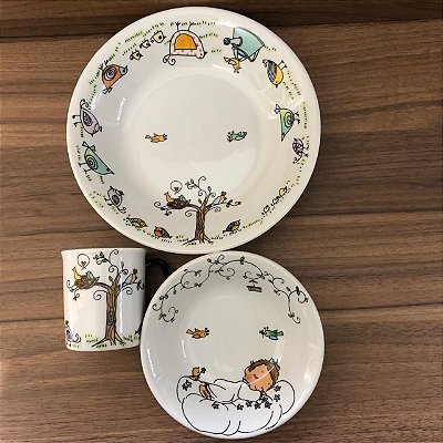 Conjunto Passarinho - 3 peças - Infantil