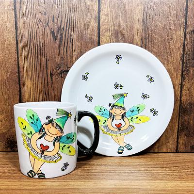 Conjunto Fada Verde - 2 peças  - Garotada