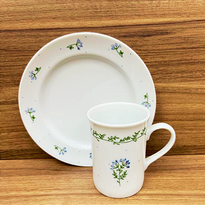 Conjunto 2 peças - Azul - Júlia