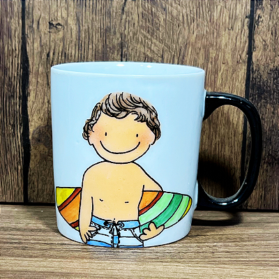 Caneca Surfista 250 ml - Garotada