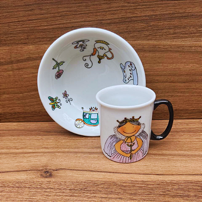 Conjunto Princesa Capa - 2 peças - Infantil