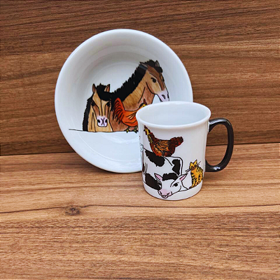 Conjunto Fazenda - 2 peças - Infantil