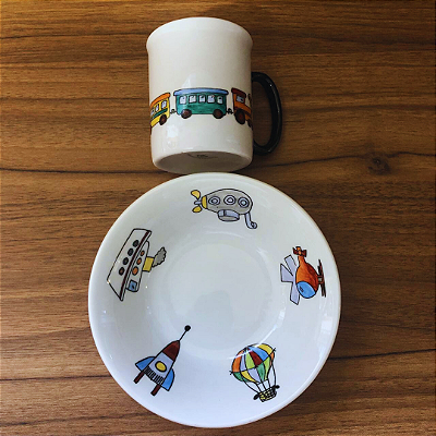 Conjunto Transportes - 2 peças - Infantil