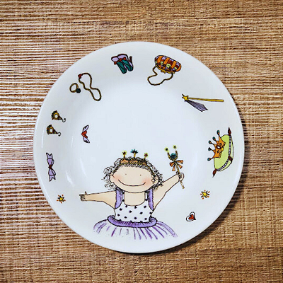 Prato de sopa Princesa Cetro - Infantil