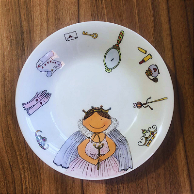 Prato de sopa Princesa Capa - Infantil