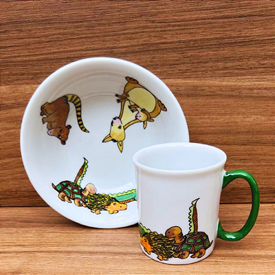 Conjunto Zoológico - 2 peças - Infantil