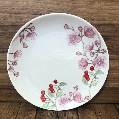 Prato para bolo - Cereja