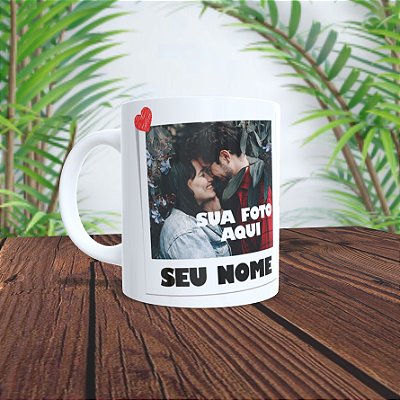 Caneca com Foto e Frase (1 Foto)