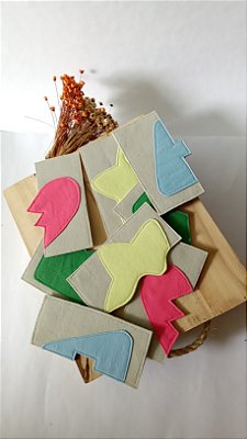 Quebra-cabeça das formas