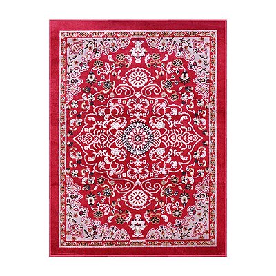 Tapete para Sala Renaissance Atenas 10 Vermelho 1,50X2,00M