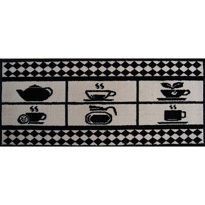 Passadeira Cozinha Renaissance Expresso 50 Preto 0,50X1,20M