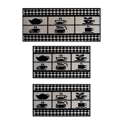 Kit Cozinha 3 Peças Renaissance Expresso 50 Preto