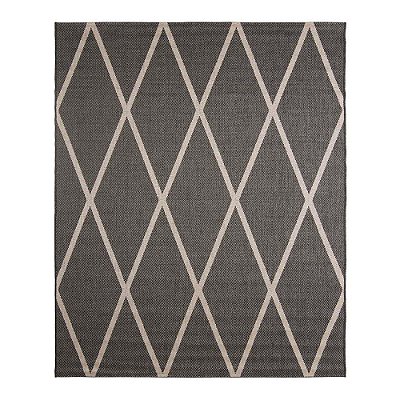 Tapete Sisal Eco Nature Geo 56 Chumbo 2,00x2,50M