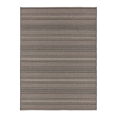 Tapete Sala Sisal Eco-Nature Riscas 56 Chumbo 1,00X1,50M