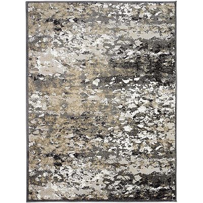 Tapete para Sala Santorini 563 Cinza-Bege-Branco 2,50X3,50M