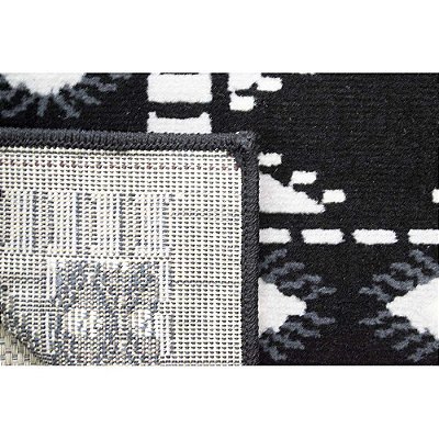 Tapete para Sala Renaissance Oxford 50 Preto 1,00X1,50M