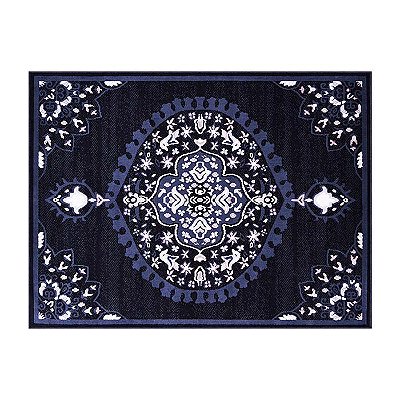 Tapete para Sala Renaissance Madrid 50 Preto 1,50X2,00M