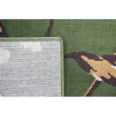 Tapete para Sala Renaissance Holanda 30 Verde 1,50X2,00M
