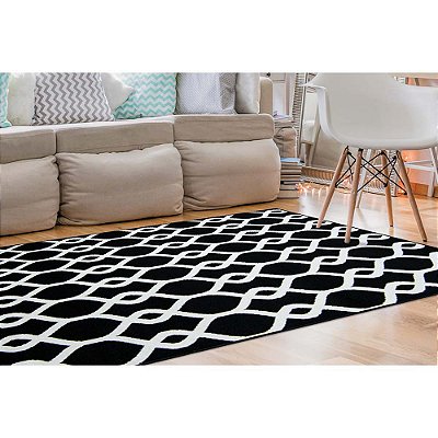 Tapete para Sala Renaissance Dublin 50 Preto 1,33X1,90M