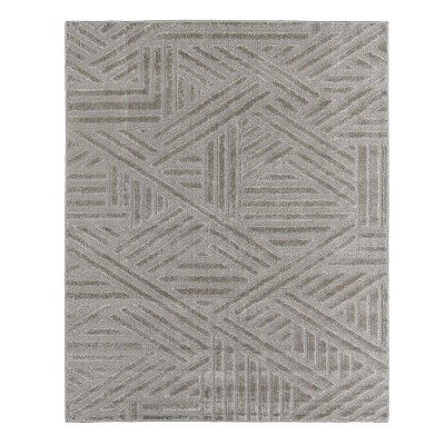Tapete para Sala Realce Trama 51 Cinza 2,50X3,00M