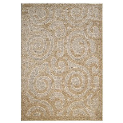 Tapete para Sala Realce Snail 72 Bege 1,50X2,00M