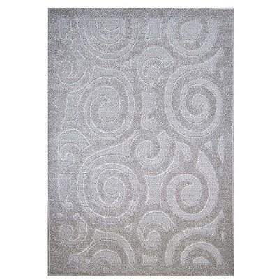 Tapete para Sala Realce Snail 51 Cinza 1,50X2,00M