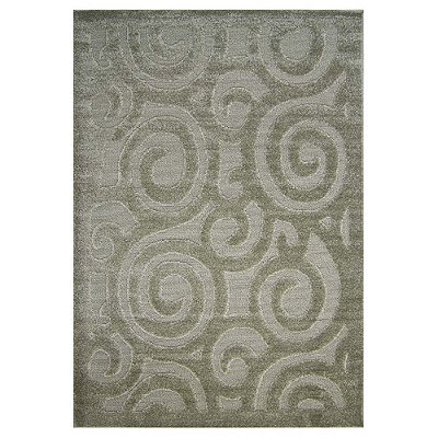 Tapete para Sala Realce Snail 32 Verde-Fendi 1,50X2,00M