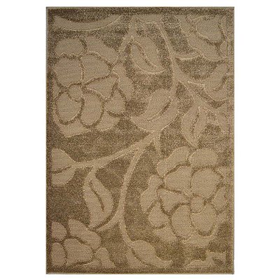 Tapete para Sala Realce Roses 79 Caramelo 1,50X2,00M