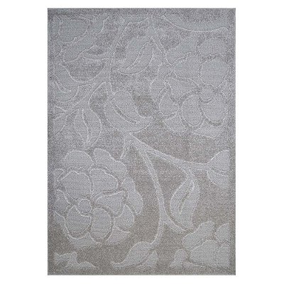 Tapete para Sala Realce Roses 51 Cinza 1,00X1,50M