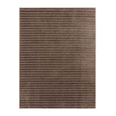 Tapete para Sala Realce Listras 35 Taupe 2,00X3,00M