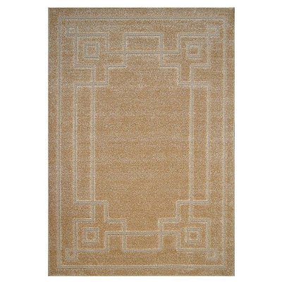 Tapete para Sala Realce Frame 72 Bege 1,50X2,00M