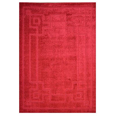 Tapete para Sala Realce Frame 10 Vermelho 1,50X2,00M