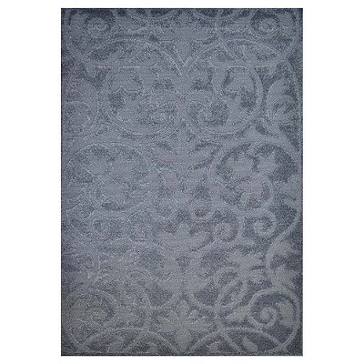 Tapete para Sala Realce Forest 56 Chumbo 1,00X1,50M