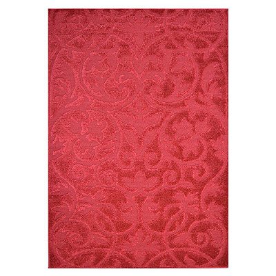 Tapete para Sala Realce Forest 10 Vermelho 1,00X1,50M