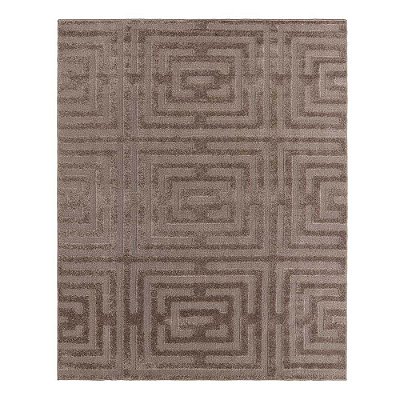 Tapete para Sala Realce Eden 35 Taupe 3,00X4,00M