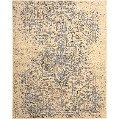 Tapete para Sala Herat Dama Bege-Cinza 1,50X2,00M