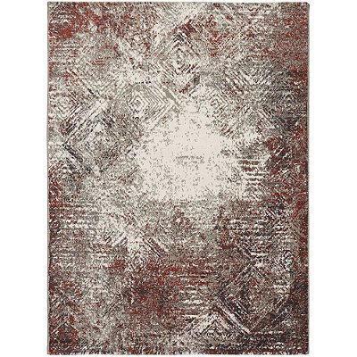 Tapete para Sala Herat Capri 62061 Bege-Vermelho 2,00X3,00M