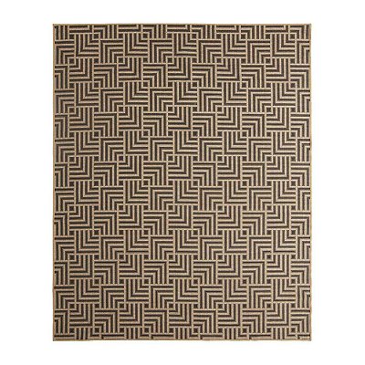 Tapete para Sala Funcional Tabuleiro 72 Bege 1,00X1,50M