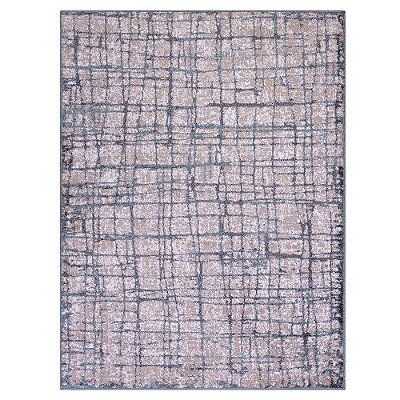 Tapete para Sala Classic Maldivas 19 Chumbo-Azul 1,50X2,00M