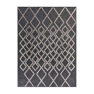 Tapete para Sala Classic Chain 56 Chumbo 1,50X2,00M
