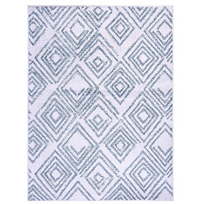Tapete para Sala Classic Angra 28 Gelo-Azul 2,00X2,50M