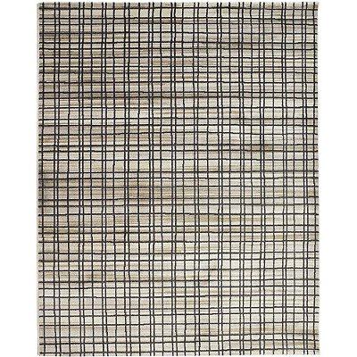 Tapete para Sala Classe A Xadrez Bege 2,00X2,50M