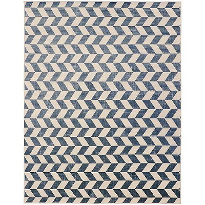 Tapete para Sala Belga Mykonos 94 Azul 1,40X1,95M