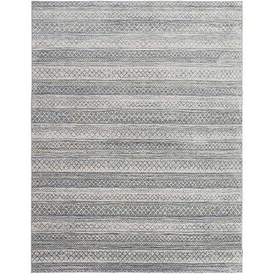 Tapete para Sala Belga Mykonos 3504 Cinza-Azul 1,95X2,50M
