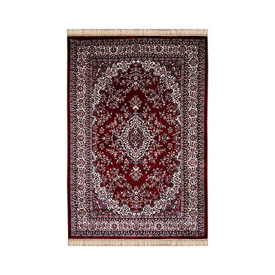 Tapete para Sala Belga Bruxelas 3 Vermelho 2,50X3,00M